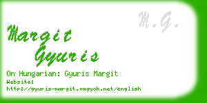margit gyuris business card